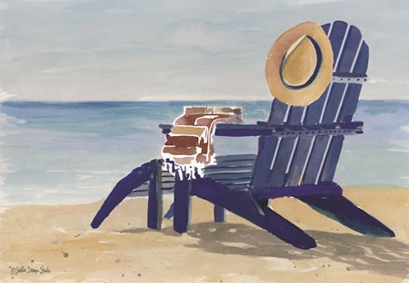 Beach Chairs 2 by Stellar Design Studio art print
