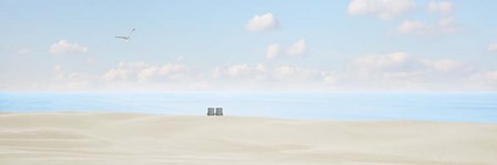 Beachscape Panorama VII by James McLoughlin art print