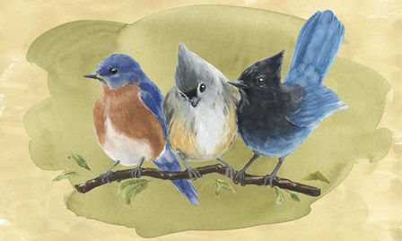 Bird Perch III by Annie Warren art print
