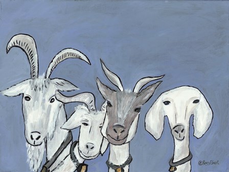 Goats by Roey Ebert art print