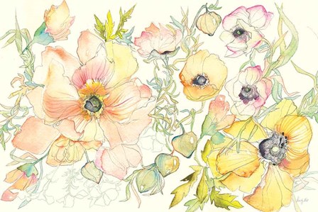 Pastel Garden II by Kristy Rice art print