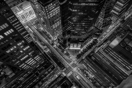 New York City Looking Down by Bruce Getty art print