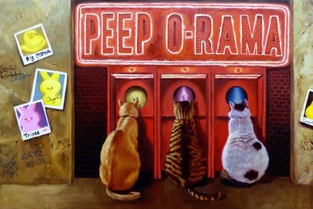 Peepshow by Lucia Heffernan art print