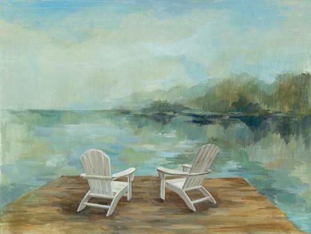 Lakeside Retreat I no Wood by Silvia Vassileva art print