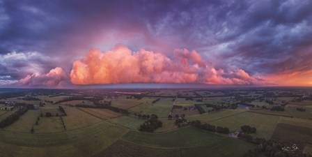 The Pink Cloud by Martin Podt art print