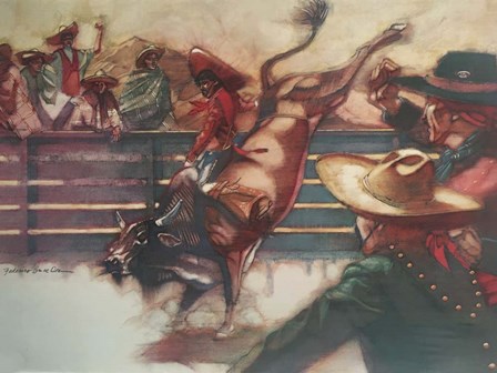 The Rodeo by Bruce Dean art print