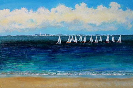 Summer Sailing by Sandra Francis art print