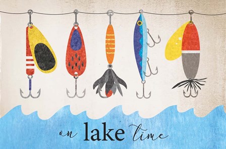 Lake Time by ND Art &amp; Design art print