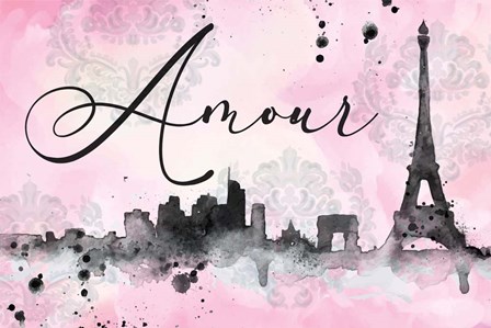 Amour by ND Art &amp; Design art print