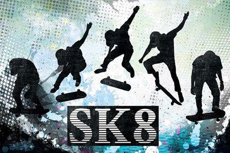 Sk8 by ND Art &amp; Design art print