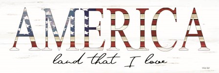 America Land That I Love by Cindy Jacobs art print