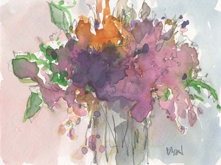 Floral Charm II by Sam Dixon art print