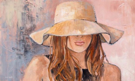 Woman in Hat by Lanie Loreth art print