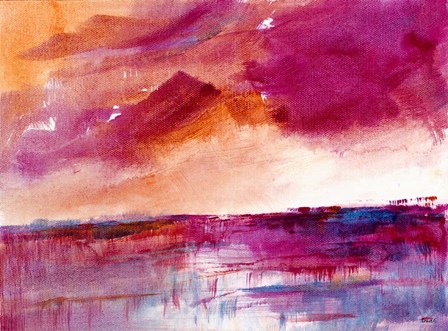 Reflection of a Crimson Sky by Lanie Loreth art print