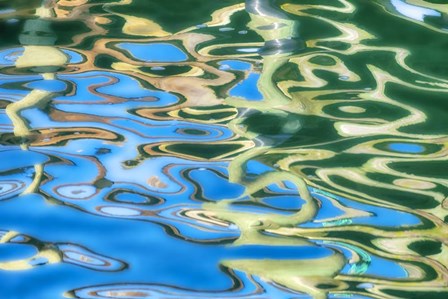 Painterly Reflection in Water by Lisa S. Engelbrecht / Danita Delimont art print
