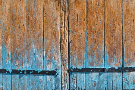 Painted Wooden Door by Keren Su / Danita Delimont art print