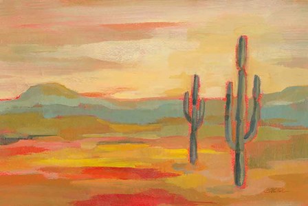 Desert Saguaro by Silvia Vassileva art print