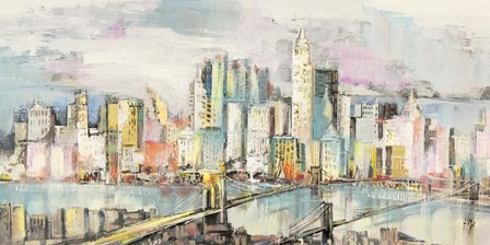 Colori a Manhattan by Luigi Florio art print