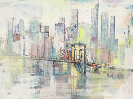 Mattino a Manhattan by Luigi Florio art print