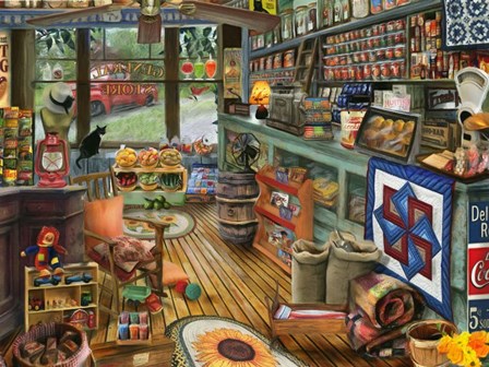 Country Store by Tom Wood art print