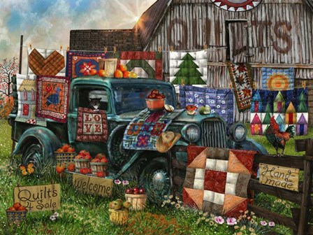 Quilts for Sale by Tom Wood art print