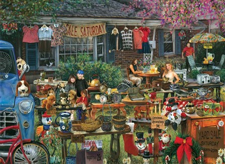 Spring Yard Sale by Tom Wood art print