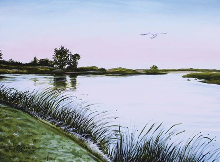Delta at Dusk by Elizabeth Tyndall art print