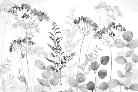 Botanical Landscape neutral by Cynthia Coulter art print