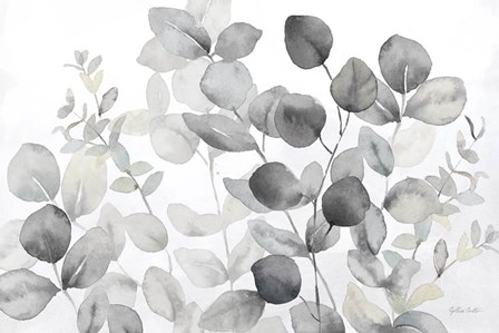 Eucalyptus Leaves landscape neutral by Cynthia Coulter art print