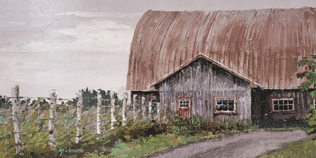 Barn Perspective by Marie-Elaine Cusson art print