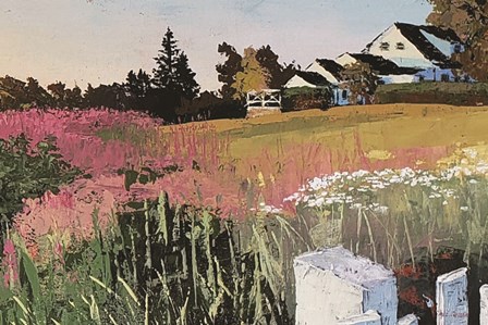 Farmyard Landscape III by Marie-Elaine Cusson art print