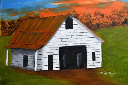 White Barn 2 by Arie Reinhardt Taylor art print