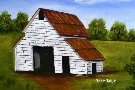White Barn 4 by Arie Reinhardt Taylor art print
