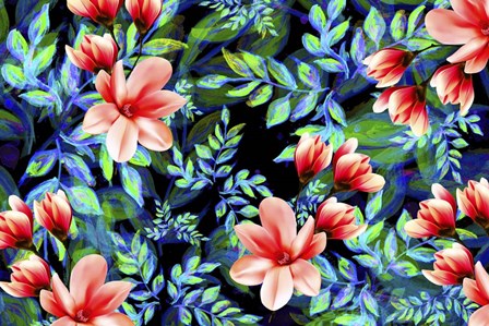 My Flowers Garden by Ata Alishahi art print