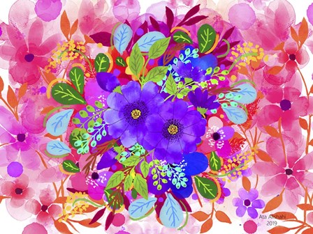 Flowers P19 by Ata Alishahi art print