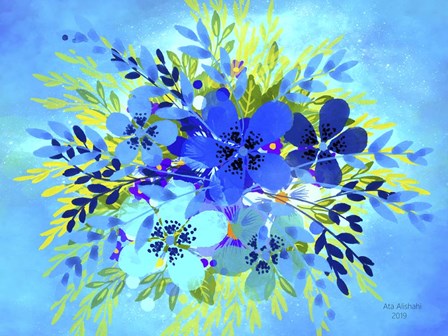 Flowers P29 by Ata Alishahi art print