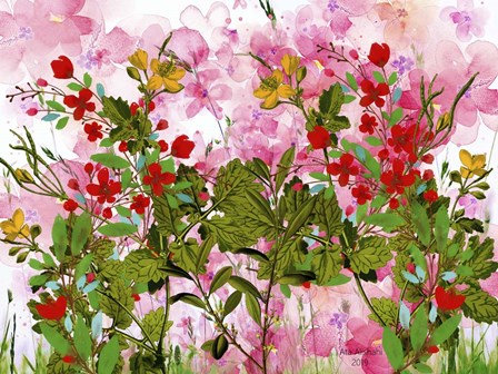 Flowers P79 by Ata Alishahi art print
