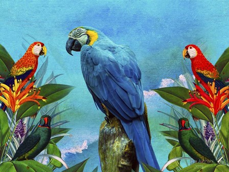 Bird Kingdom 4 by Ata Alishahi art print