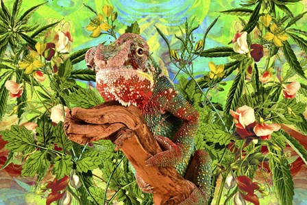 Lizard by Ata Alishahi art print