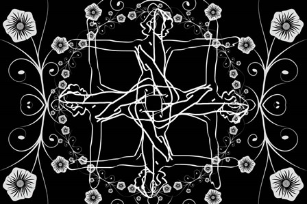 White in Black by Ata Alishahi art print