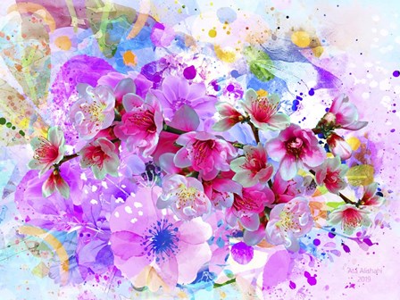 Flowers 48 by Ata Alishahi art print
