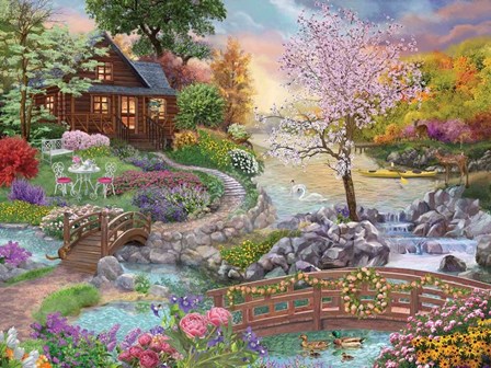 Spring Stream by Bigelow Illustrations art print