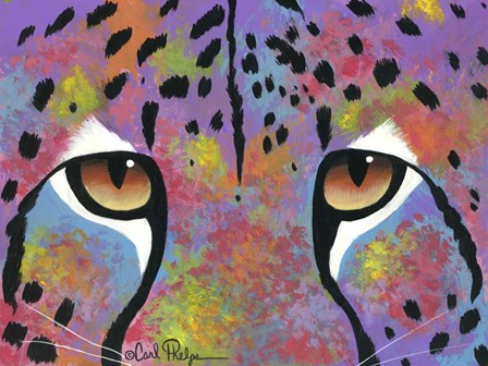 Cheetah Eyes by Carl Phelps art print