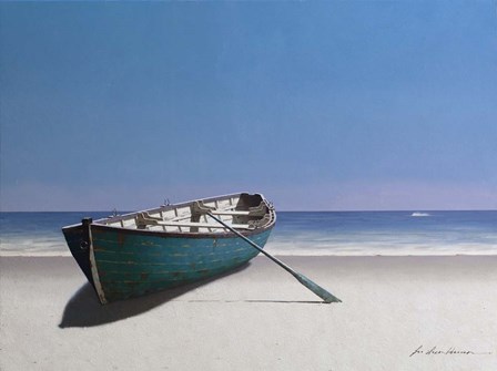 Blue Boat by Zhen-Huan Lu art print