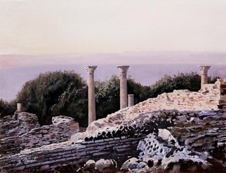 Piccole Rovine Romane by Guido Borelli art print