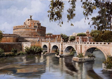 Castel Sant'angelo by Guido Borelli art print
