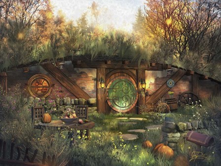 Hobbit Sunrise by Joel Christopher Payne art print
