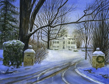 Fresh Tracks by John Morrow art print