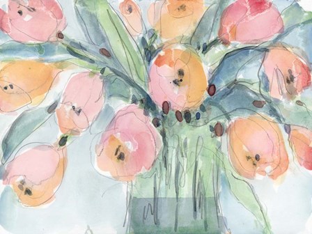 Tulip Bouquet IV by Sam Dixon art print