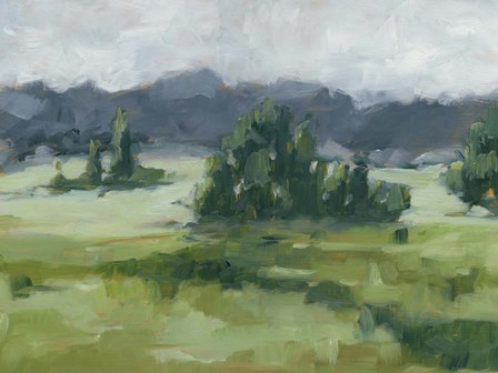Misty Green Valley II by Ethan Harper art print